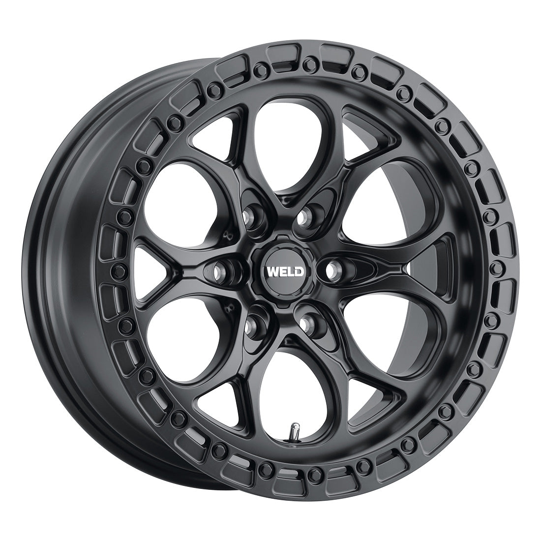 20x9 LedgeSix 6x135  ET00 BS5.00 Satin BLK / BLK Ring 87.1